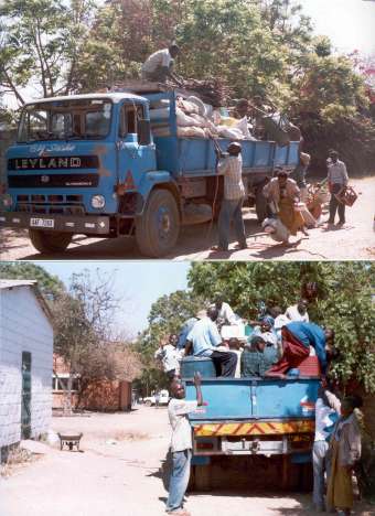 Settlers packing up at MEC to move to Mwomboshi